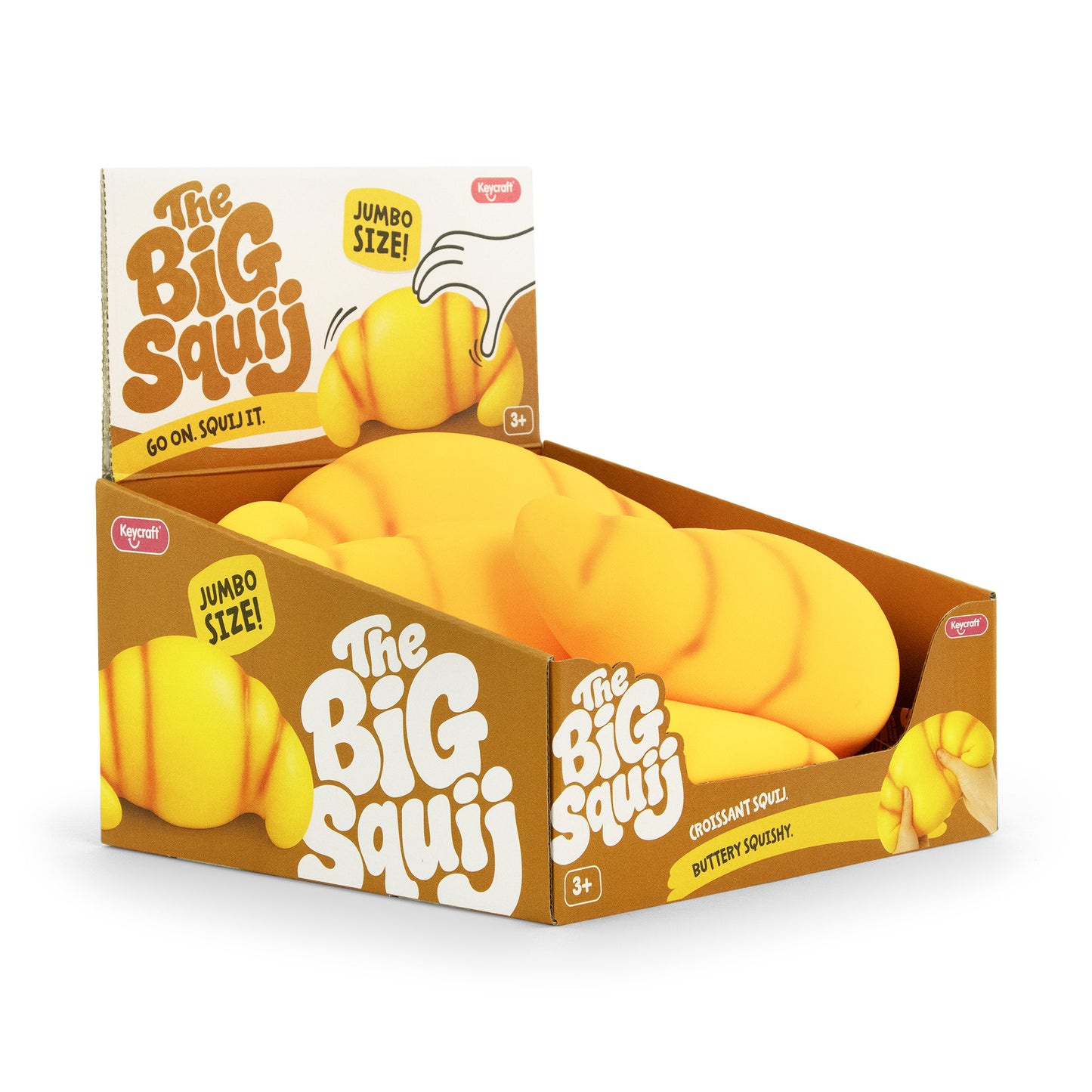 (Pre-Order D2) The Big Squij Croissant Slow-Rise Squishy Toy (Available in October)
