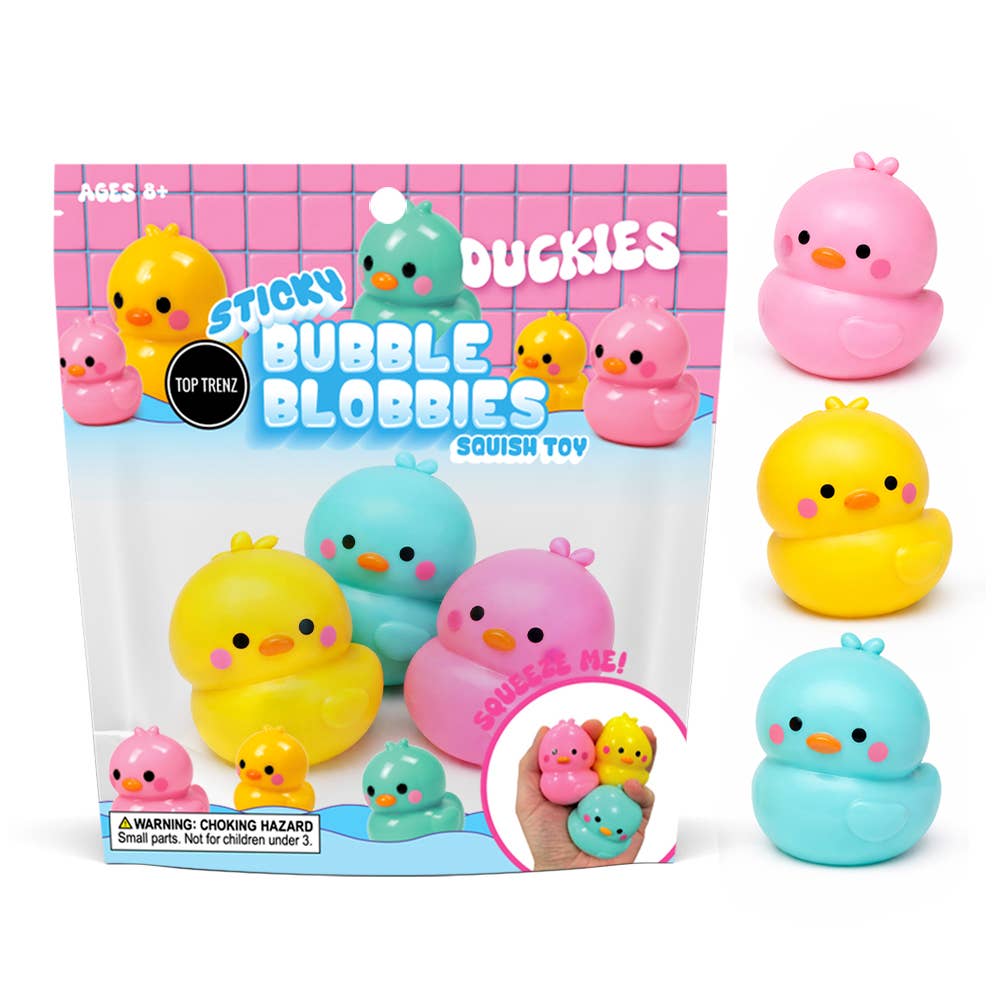 (Preorder) Sticky Bubble Blobbies - 3Pack Ducks (Available in December)