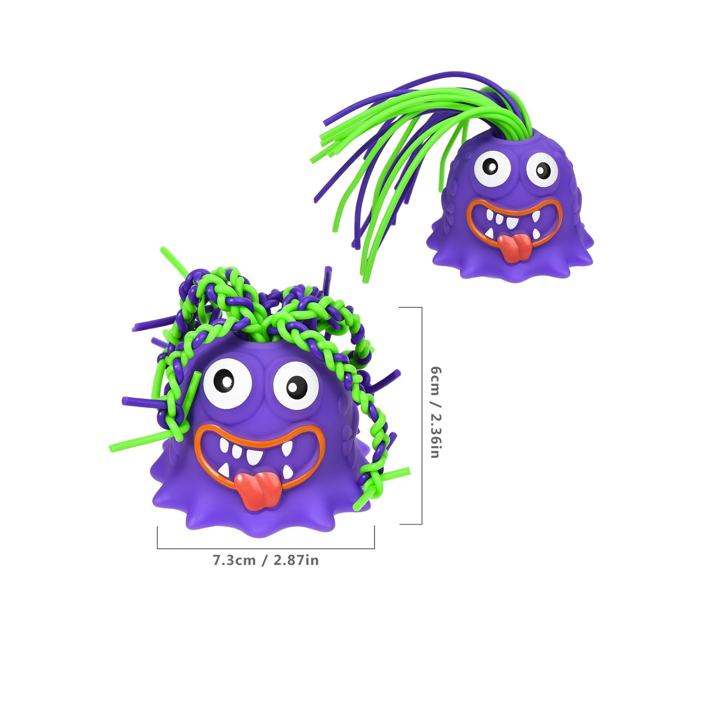 3.5" Hair Pulling Monster