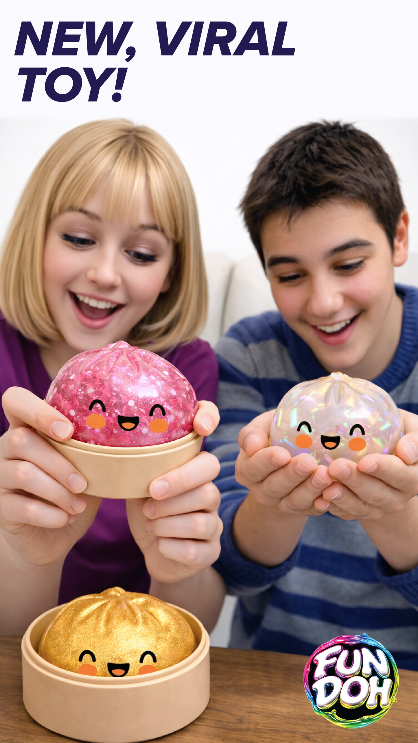 Fun Doh Mystery Dumpling Squish Toy