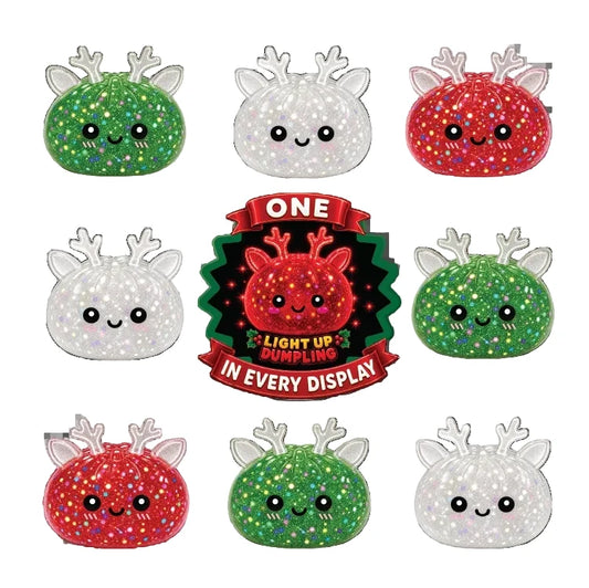 (Preorder) Fun Doh Christmas Mystery Reindeer Dumpling Squishy Toy (Available in November)