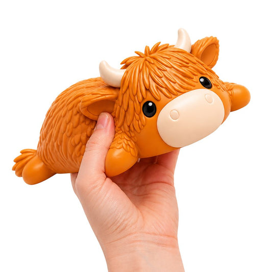(Pre-Order D2) The Big Squij Highland Cow Slow-Rise Squishy Toy (Available in October)