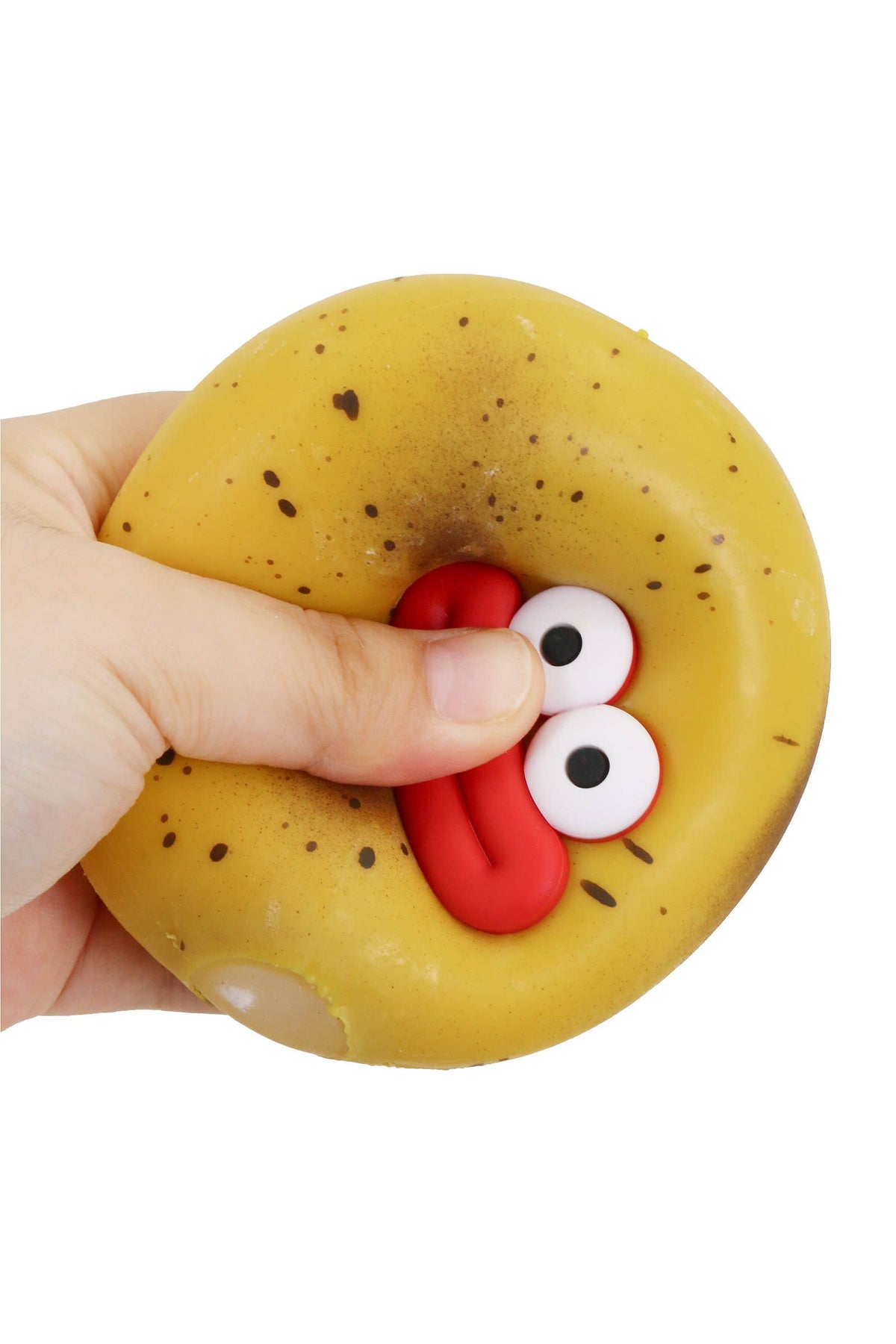 Goofy Smile Potato Soft Fluffy Slime Filled TPR Squishy Bag
