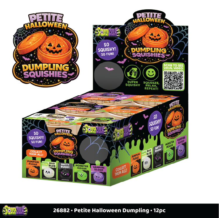 (Pre-Order) Fun Doh Petite Spooky Halloween Squishy Dumpling (Available in August)