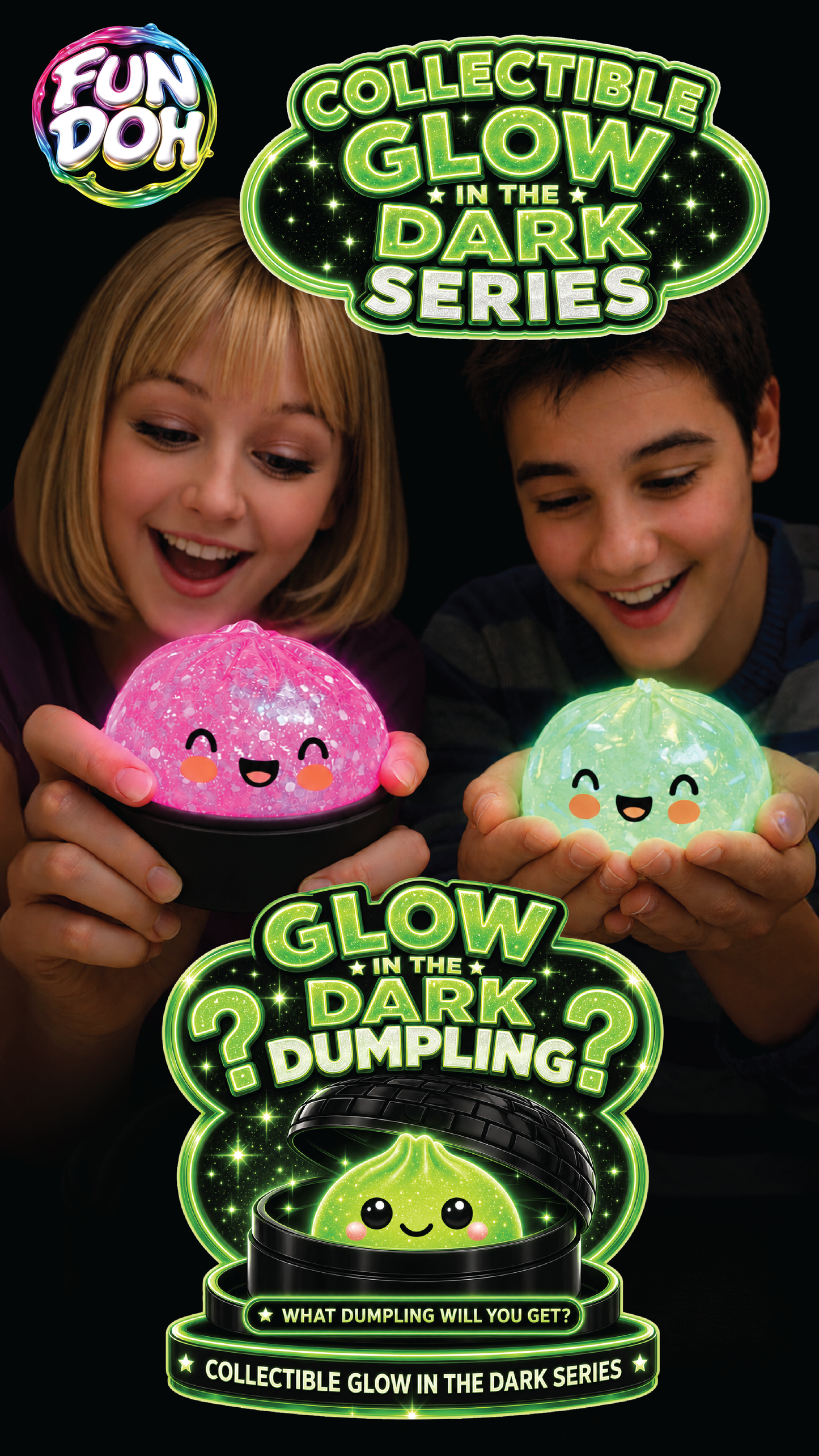 Fun Doh Glow In The Dark Mystery Dumpling(1)