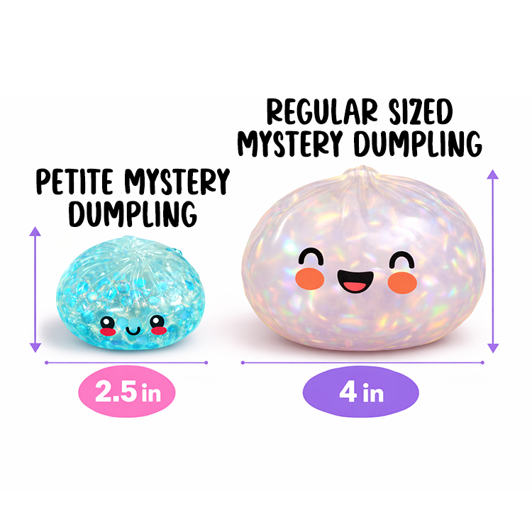 Fun Doh Squishy Mystery Mini Petite 2.5" Dumpling Toy (1 dumpling)