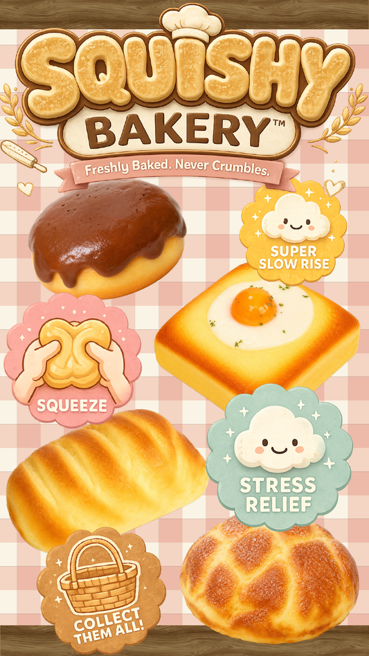Fun Doh Bakery Slow Rise Squishy Bread - (1) Assorted