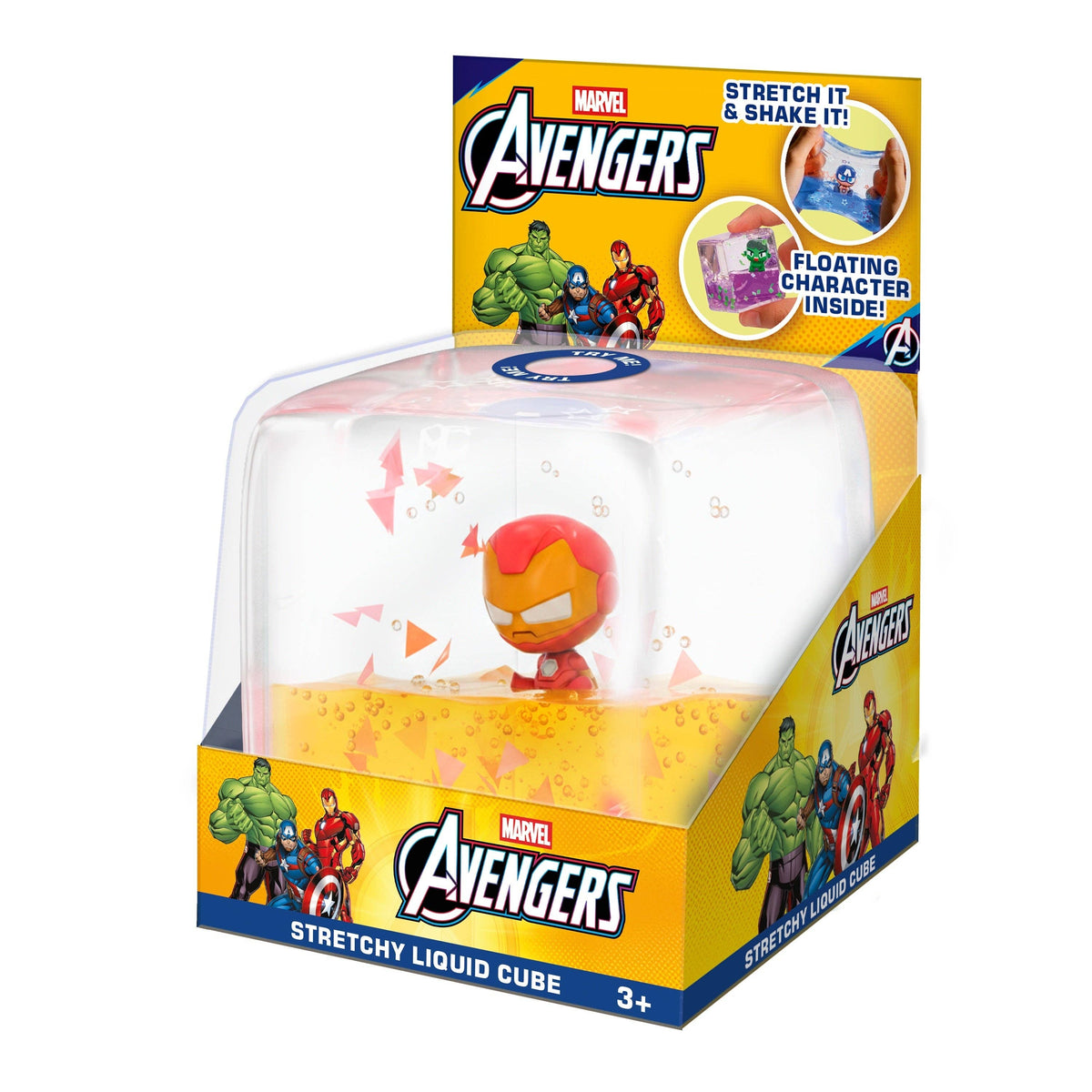 (Preorder) Marvel® Avengers Stretchy Liquid Cube Fidget Toy (Available in December)