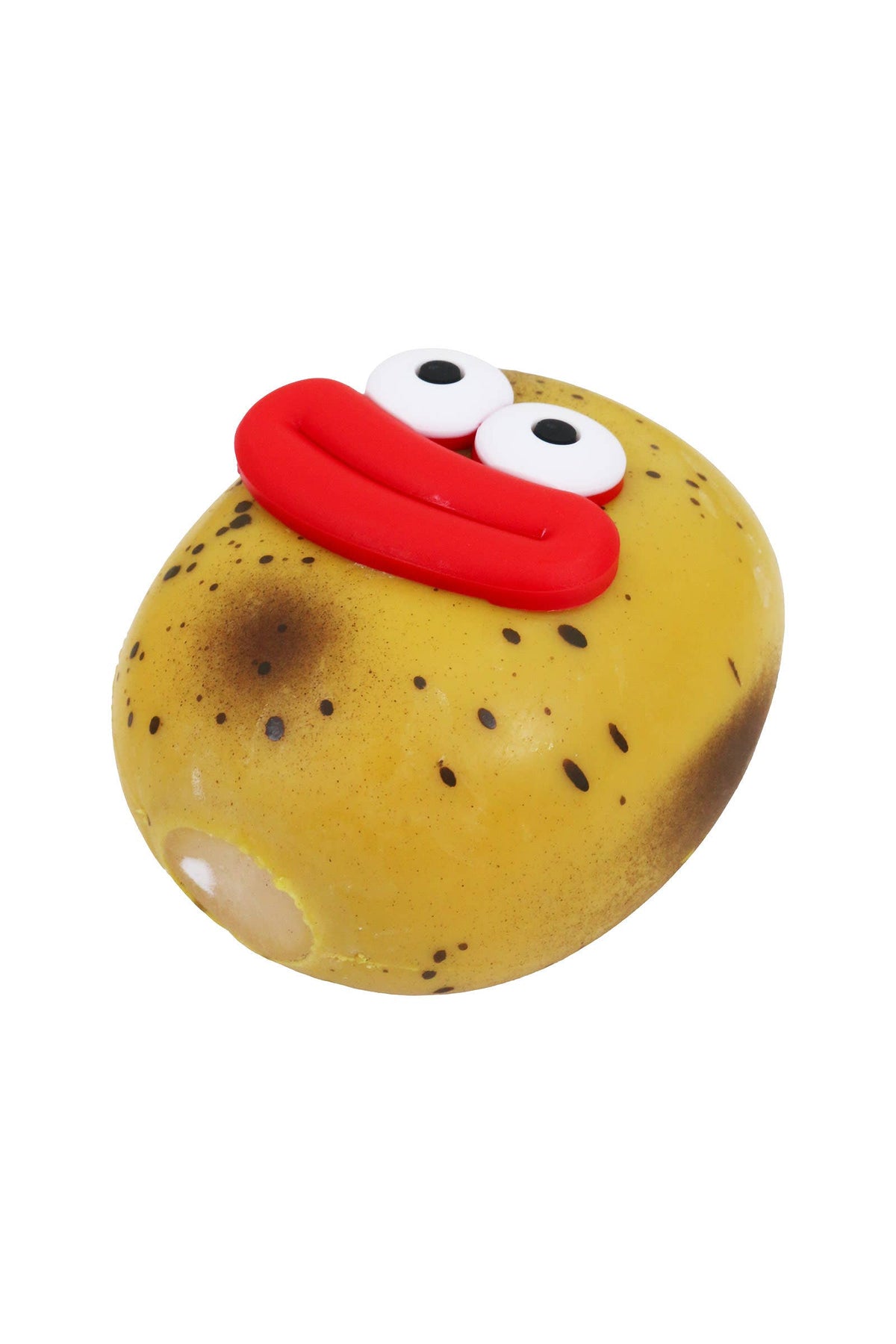 Goofy Smile Potato Soft Fluffy Slime Filled TPR Squishy Bag