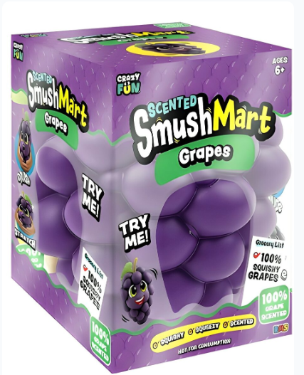 (Preorder) RMS Smushmart Scented Grapes, 5 Inch (Available in December)