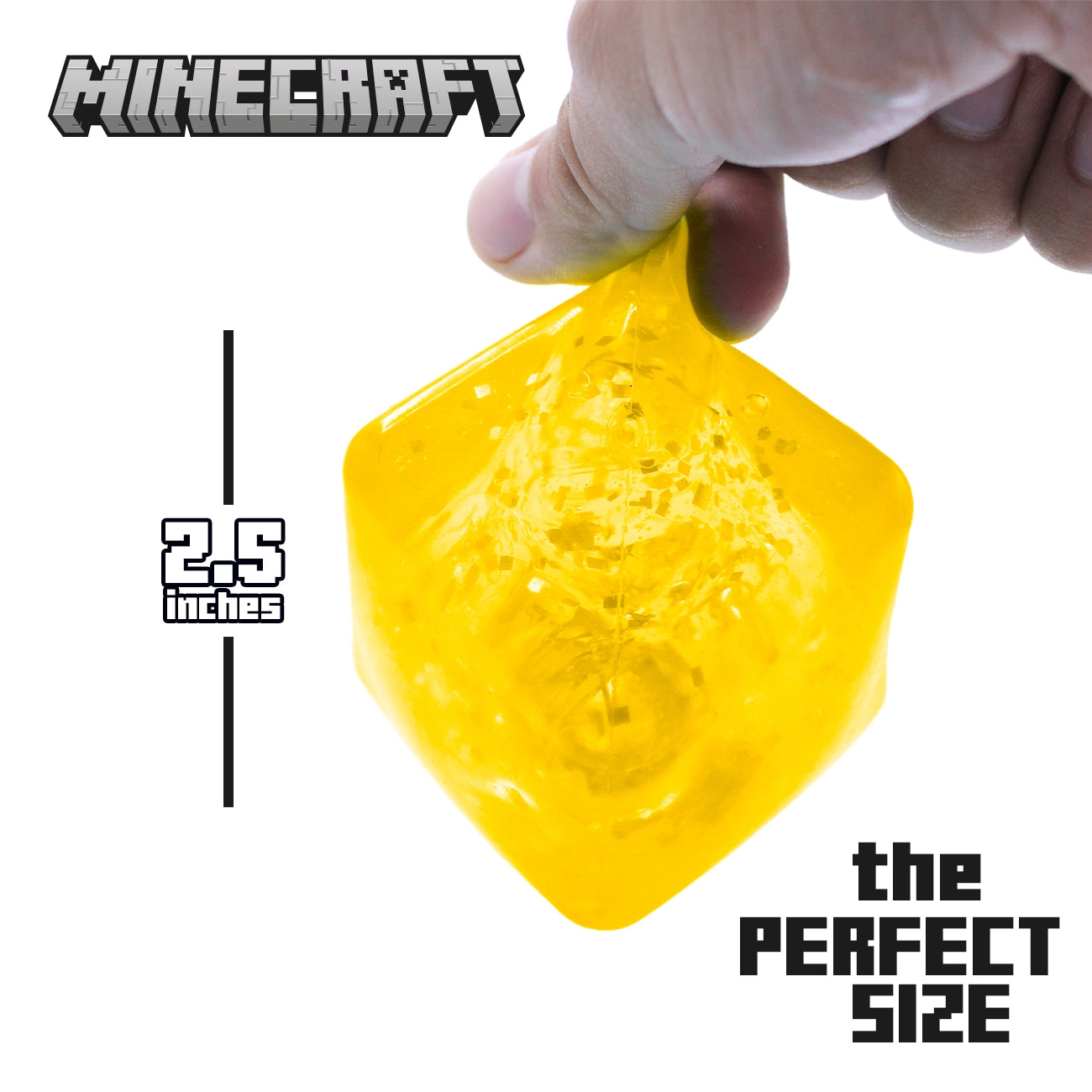 (Pre-Order) Minecraft Jelly Cube Squishy Toy Cube (1) (Available in August)