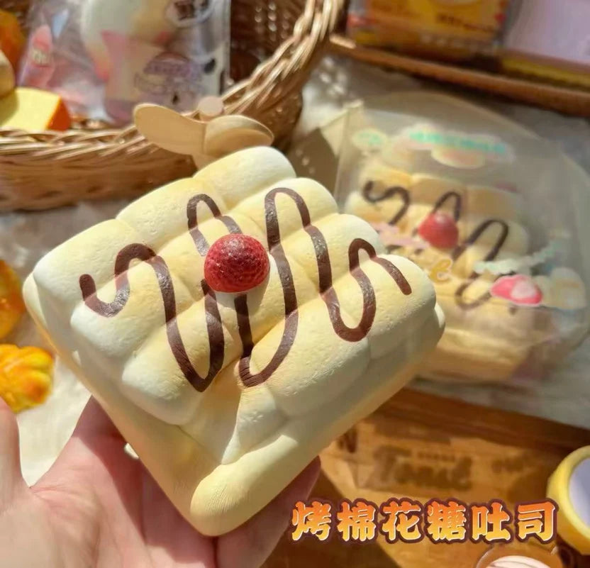 Moozy Fluffy Grilled Marshmallow Toast Squishy
