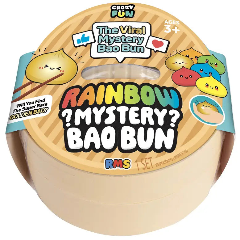 (Pre-Order) Rms® Crazy Fun™ Mystery Bao Bun – Rare Rainbow Chase (1) (Available in September)