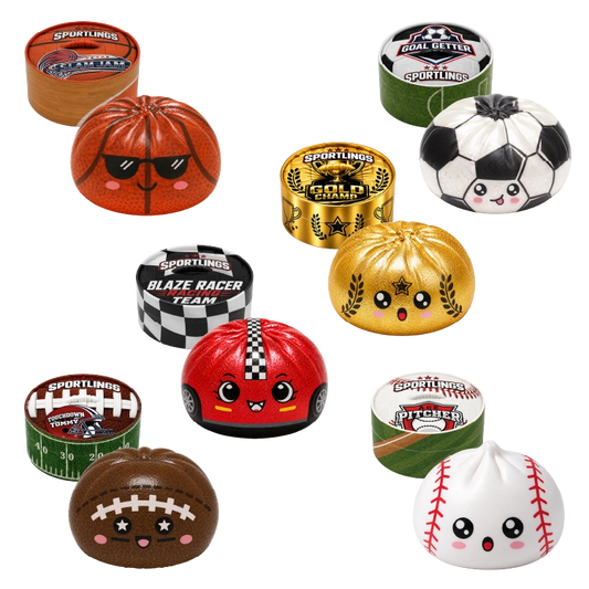 (Pre-Order) Fun Doh Sports Dumpling Squishy Fidget Toy (Available in September)